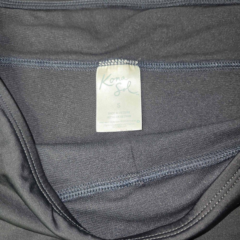 Kona Sol Black Women's Bike Shorts with Side Lattice - Picture 3 of 4